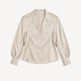 Long Sleeve Akeo Shirt in Pearl