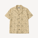 Hand Block Printed Shirt in Dust