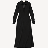 The Aria Dress In Matte Viscose in Black