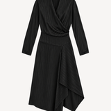 Long Sleeve Madira Dress in Black