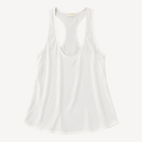 Valley Racer Tank in White