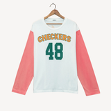 Checkers Baseball Tee