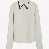 Covered Placket Slim Shirt in Champagne
