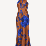 Mikaela Dress in Brown