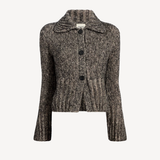 Takeo Cardigan in Sepia / Black Multi