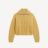Rowan Rib Half Zip in Yellow