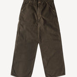 Dad's Fit Oxford Painter Pants in Coffee Brown
