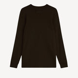 Batwing Crewneck in Dark Khaki