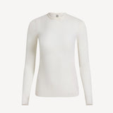 The Still Sweater In Sheer Fine Merino in White