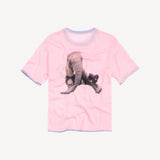 Pink Symbiosis Tee in Pink