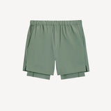 Tennis Short (with Liner) in Olive