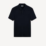 Natural Tennis Polo in Black