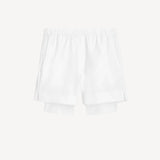 Tennis Short (with Liner) in White