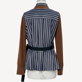 Poplin x Cotton Knit Cardigan