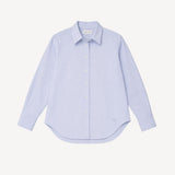 Slim Tunic Shirt in Sky Blue