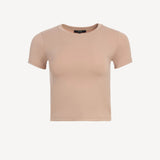 The Park Lia Tee in Beige