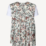 Floral Print X Cotton Jersey T-Shirt