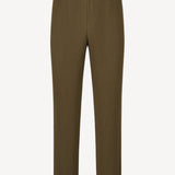 Tailored Pleats Pants in Shadow Brown