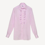 New Ruffle Shirt in Pale Pink