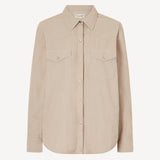 Travis Corduroy Shirt in Travertine