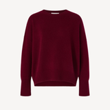 Mila Sweater in Deep Plum