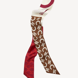 Lavalliere in Brown/Red/Burgundy
