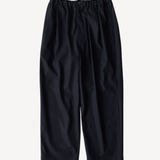 Cotton Twill Easy Pants in Ink Black