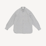 Regular Collar Shirt in Grey Check