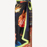 Scarfy Long Skirt in Dessin D