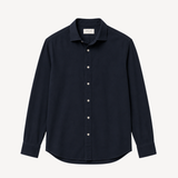French Collar Shirt in Navy