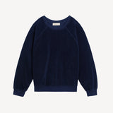 Samos Sweatshirt In Terry in Navy