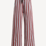 Striped Drawstring Pants in Boardroom Stripe