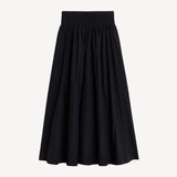 Kyria Skirt In Cotton Poplin in Black