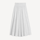 Kyria Skirt In Cotton Poplin in White