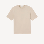 Asha Mock Neck Tee in Brown Rice_ByGeorge_A1009-1521