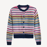Kadria Cardigan In Cashmere in Marled Multi