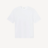 Asha Mock Neck Tee in White