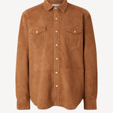 Marshall Overshirt in Goat Suede