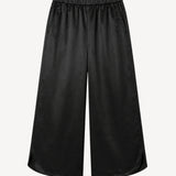 Ruched Front Pant in Black