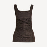 Washed Silk Taffeta Top