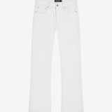 Maria Slim Bootcut in White