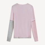 Pink & Grey Kai Double Layer in Pink, Grey