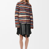 Striped Button Down Overshirt
