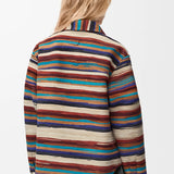 Striped Button Down Overshirt