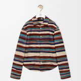 Striped Button Down Overshirt