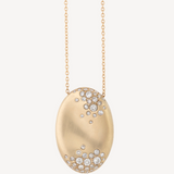 Storm Winter Oval Necklace
