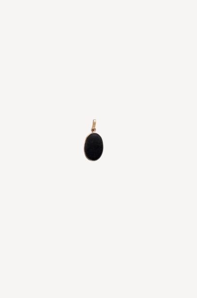 Coffee Bean Stone Pendant