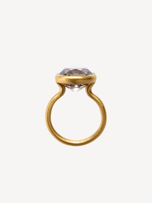 Smokey Quartz Princess Ring