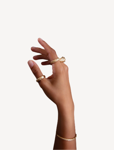 Jodha Bai Spirit scattered Bombé Ring - Maxi