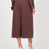 Cropped Belted Trousers